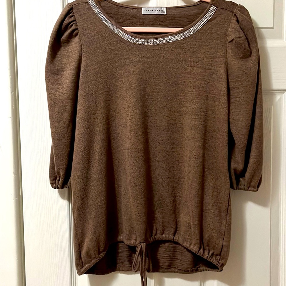 Retrology sweater with bling! Size M